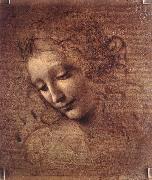 The Virgin and Child with St Anne (detail)  f LEONARDO da Vinci